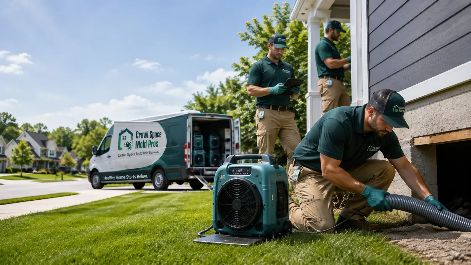 Crawl Space Mold Removal in Akron, IN
